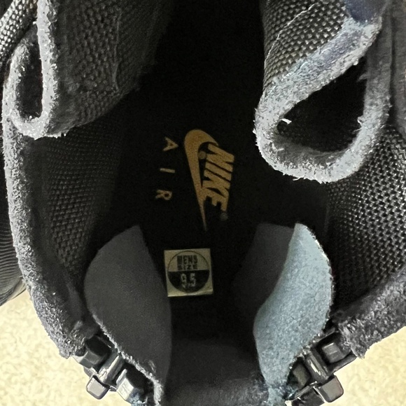 Men's Nike SF Air Force 1 Mid Obsidian Metallic Gold Sneakers - Picture 4 of 14